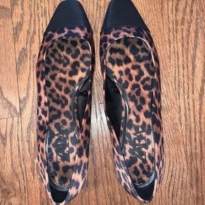Zara cheetah flats